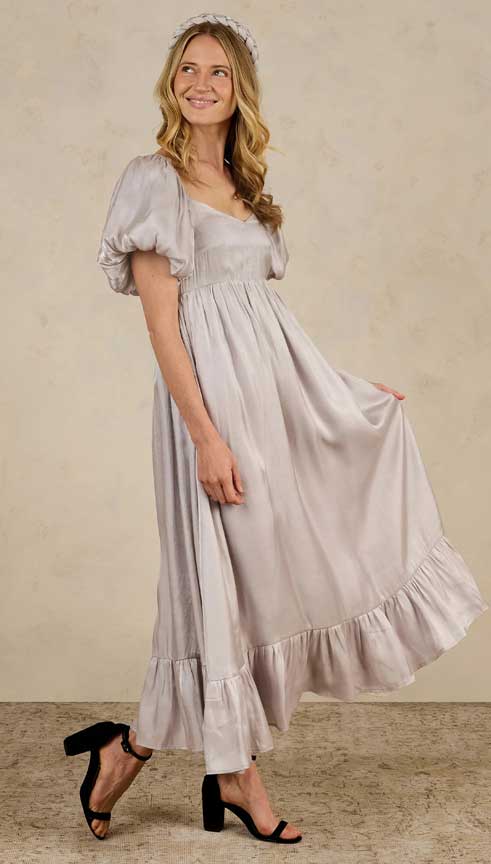 Hazel Frost Dress | Noralee – Nouveau and Vintage