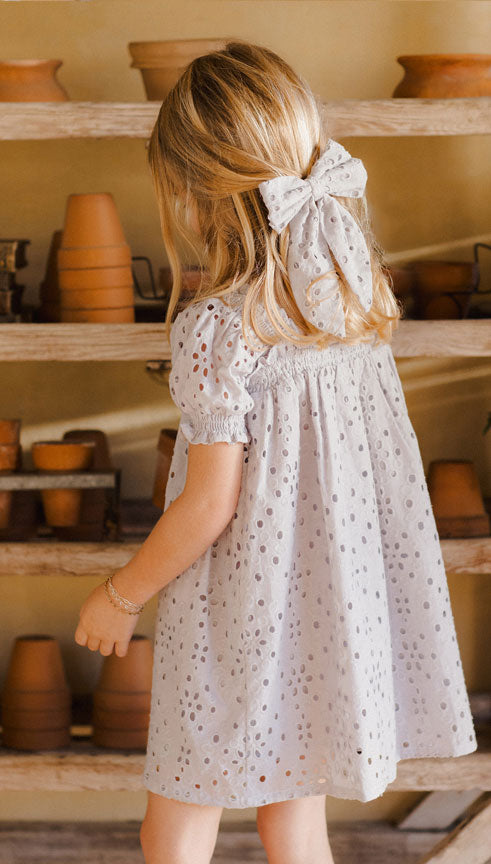 Rylee and Cru | Milan Dress | Light Blue Nouveau and Vintage Rylee and Cru | Milan Dress | Light Blue Nouveau and Vintage