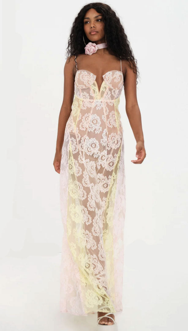 日本未入荷　アメリカ発ブランドFor Love and Lemons 刺繍ドレス 日本未入荷 アメリカ発ブランドFor Love and Lemons 刺繍ドレス