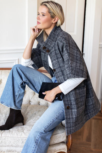 Emerson Fry Reversible Topper - Arlo Plaid