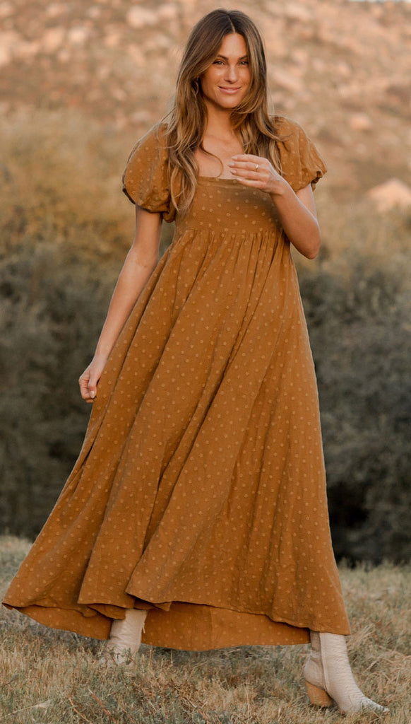 OCEANE Dark Orange Dress | Rylee and Cru Nouveau and Vintage OCEANE Dark Orange Dress | Rylee and Cru Nouveau and Vintage
