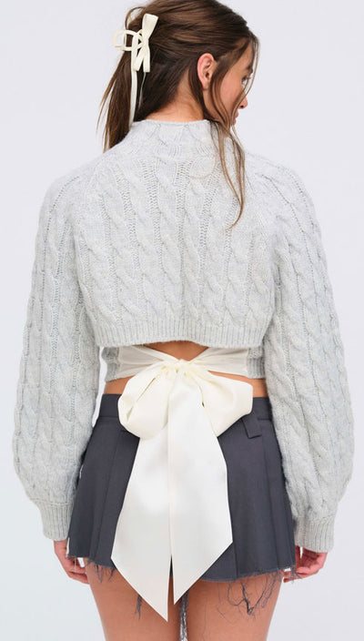 Lise Chunky Bow Sweater | For Love and Lemons