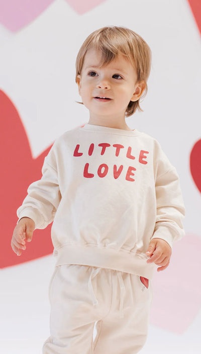 Relaxed Fleece Sweatshirt | Little Love | Quincy Mae