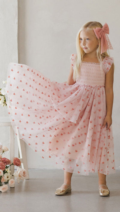 Valentina Dress | Tulle Hearts | Noralee