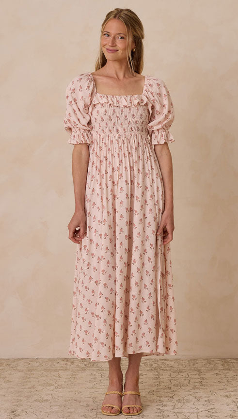 BIRDIE DRESS | FRENCH ROSE BIRDIE DRESS | FRENCH ROSE