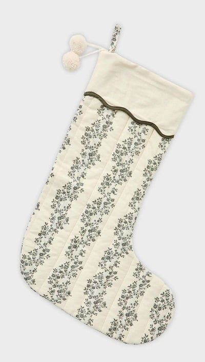 Rylee and Cru | Christmas Stocking | Green Vines