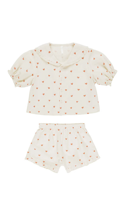 DELILAH PAJAMA SET | HEARTS | RYLEE AND CRU