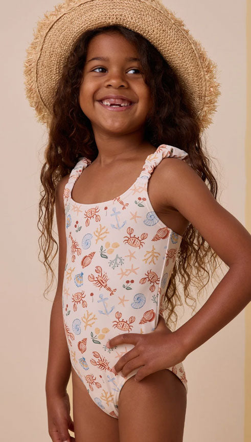 新品未使用　Rylee＋Cru ライリーアンドクルー　ワンピース　2-3y Rylee + Cru PHOEBE DRESS ABSTRACT NATURAL ライリーアンド
