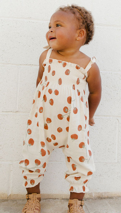 SAWYER JUMPSUIT | TOMATOES | Rylee and Cru