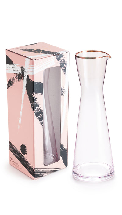 Anything Goes Pink Glass Pitcher