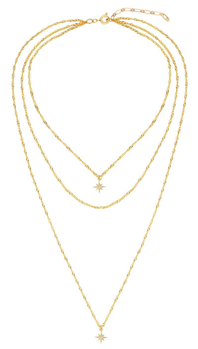 Five and Two York Yolanda Star Layer Necklace