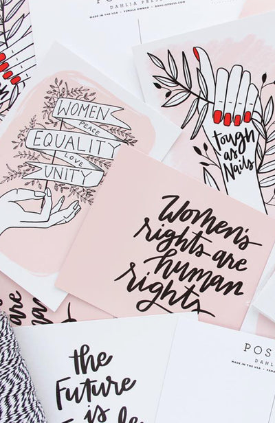 Feminist Post Card Set