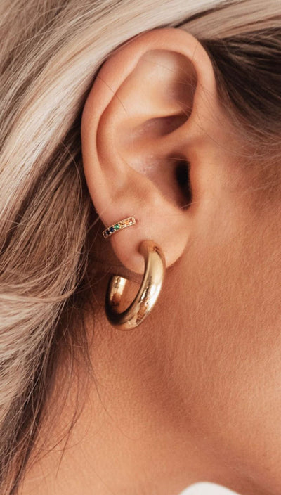 Harper Hoop Earrings | five and two jewelry