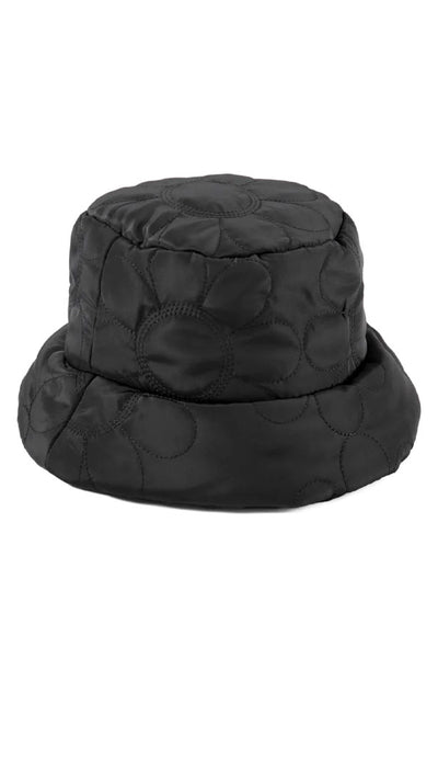 Lack of Color PUFFER BUCKET - BLACK