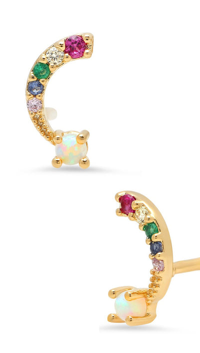 Over the 🌈 RAINBOW Stud Earrings | Tai Jewelry